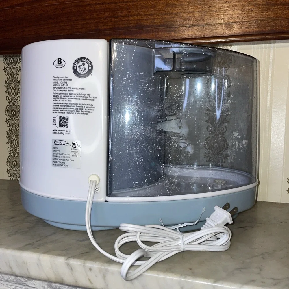 Sunbeam‎ Cool Mist Humidifier SCM1746-UM White ~1.5 gallons
